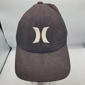 Hurley Boys Fitted Black White Ball Cap Hat Casual Outdoors School Home